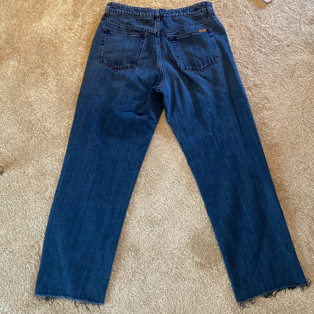 Faconnable Modele F40 Gipsy Straight Leg Raw Hem Jeans Blue W32 x L28 - Picture 7 of 10
